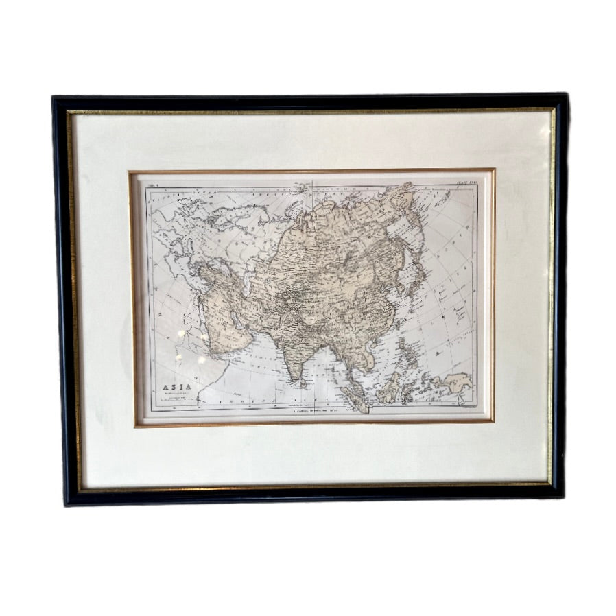 ANTIQUE MAP OF ASIA