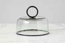 Glass Dome - Clear & Black