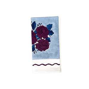 Blue/Purple Floral Napkins Set of 4