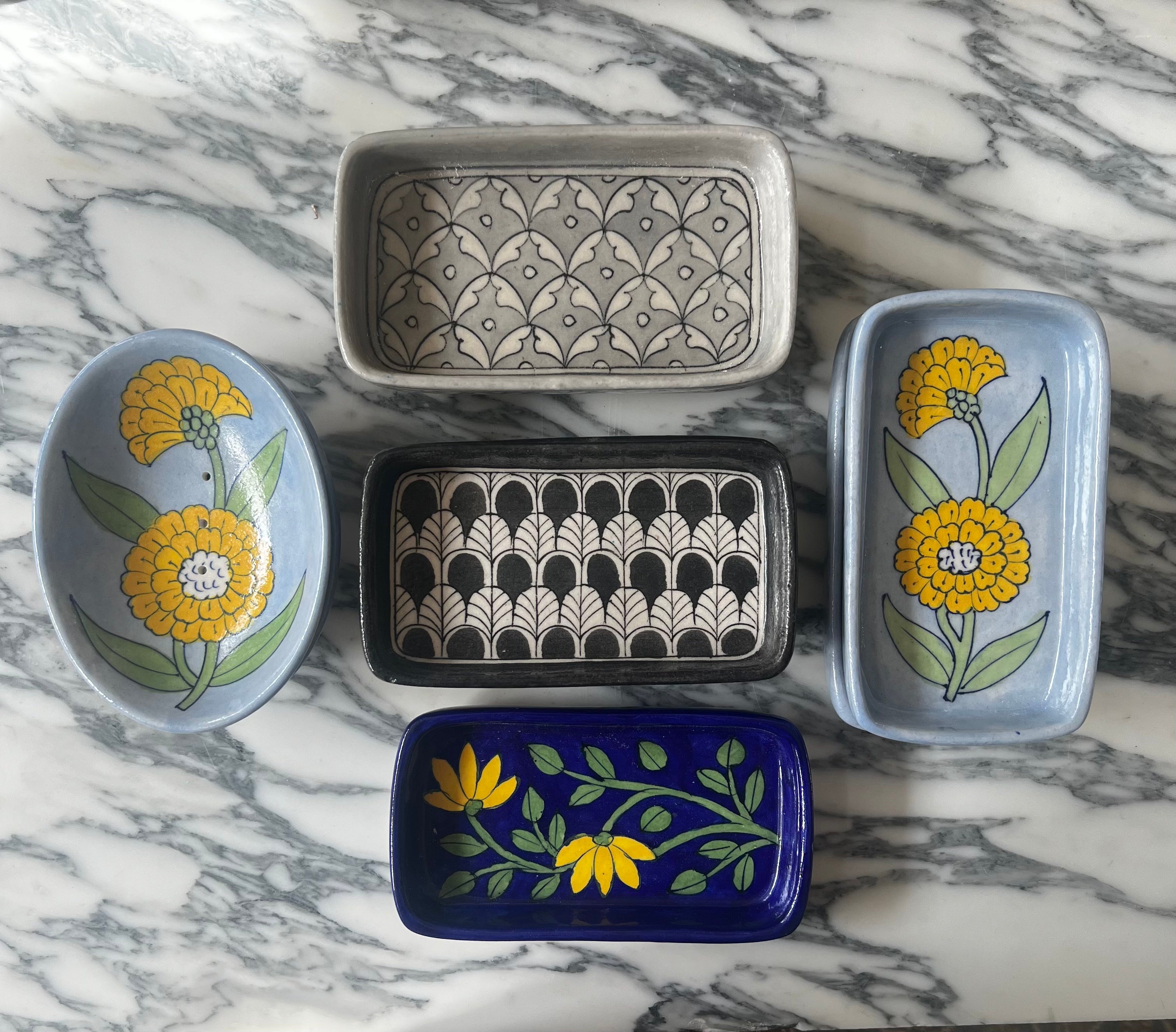 Hand Painted Soap Dishes