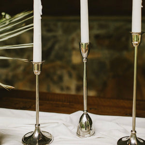 Antique Silver Candlestick Holders