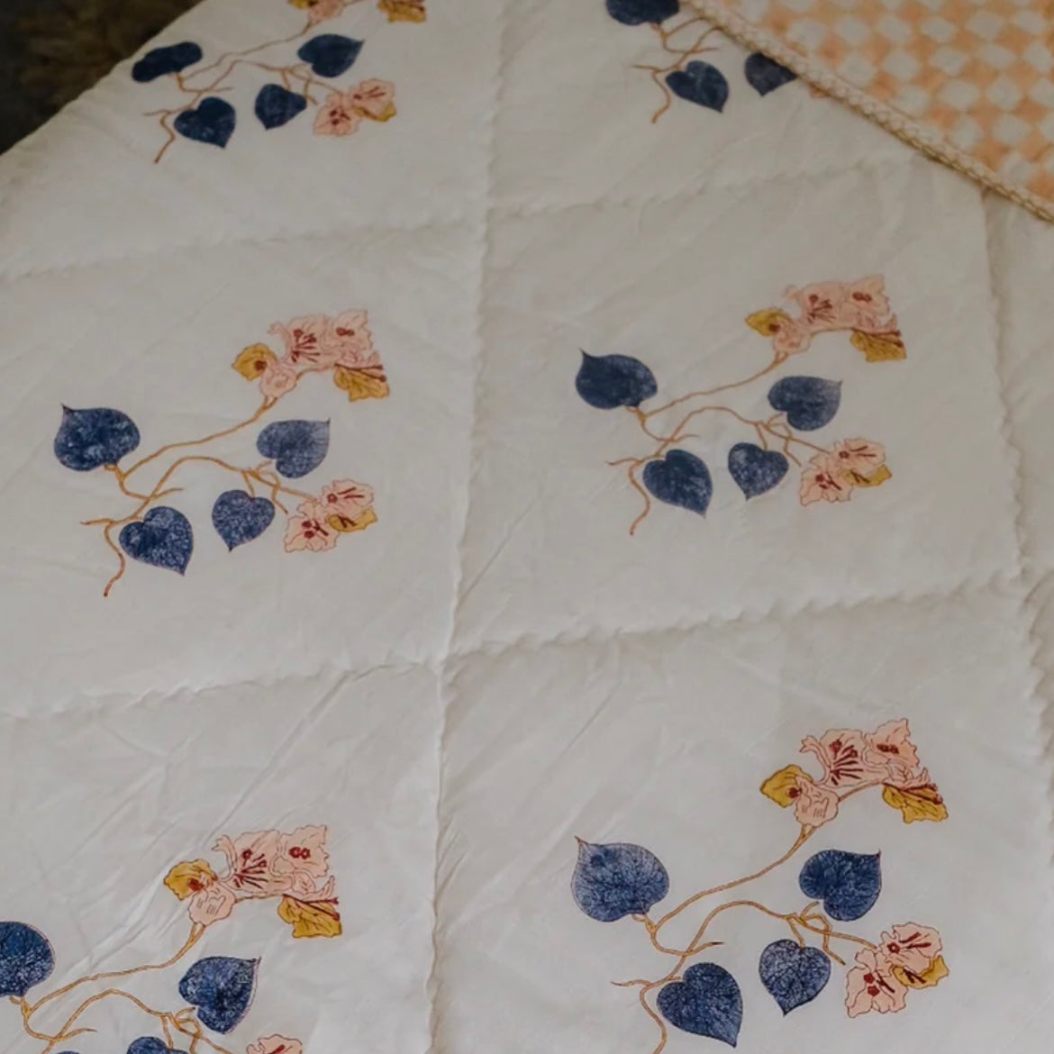 Hand Block Printed Reversible Quilts