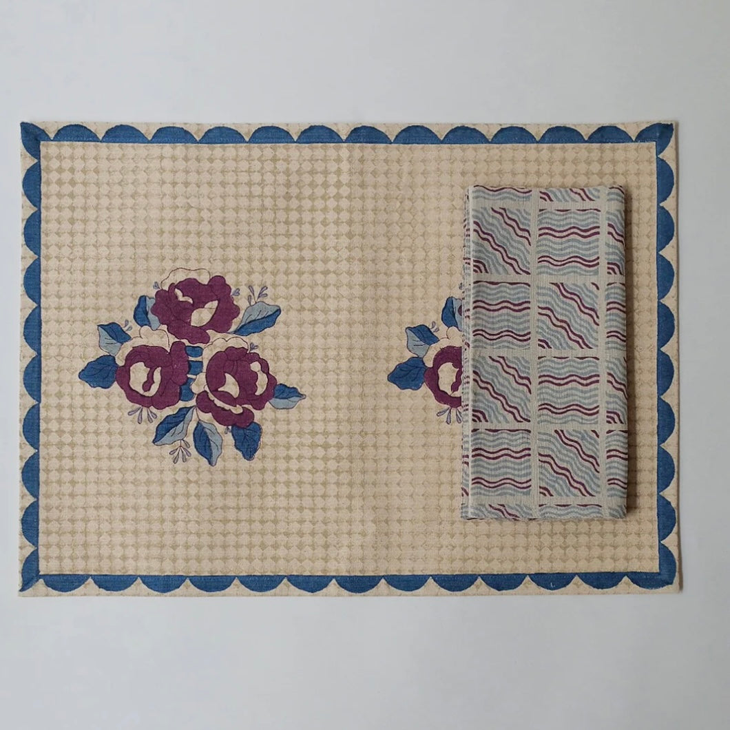 Hand Block Printed Table Placemats