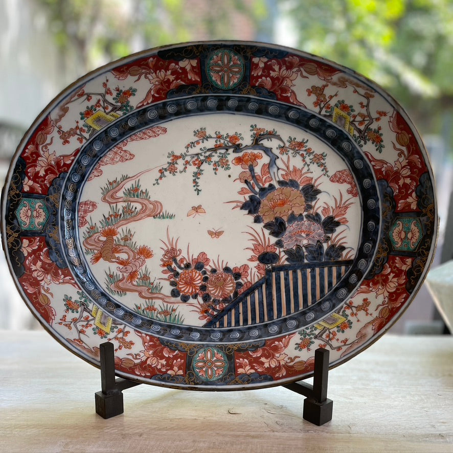 Antique Japanese Imari Porcelain Charger