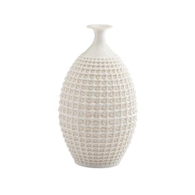 Cross Hatch Ceramic Vase - Large
