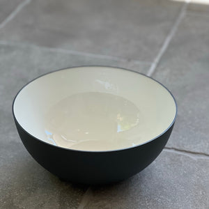 White & Enamel Bowl - Medium