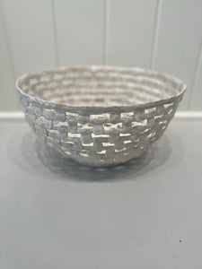 Basket Weave Large Bowl - Leanne Pizio