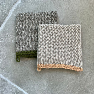 Knit Dish Cloth - Set of 2