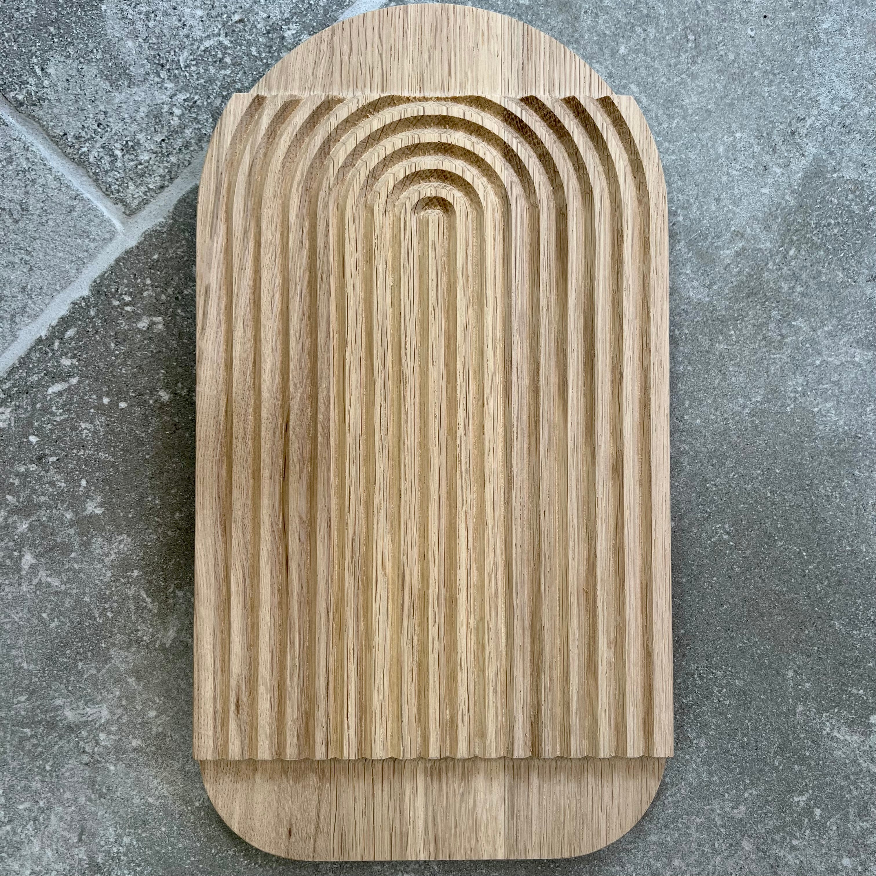 Reversible Oak Tray/Cutting Board