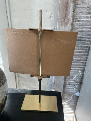Brass Picture Easel - Modern Base