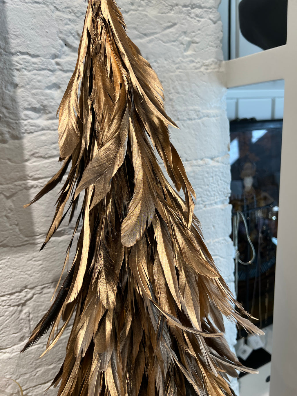 Gold Luster Feather Tree