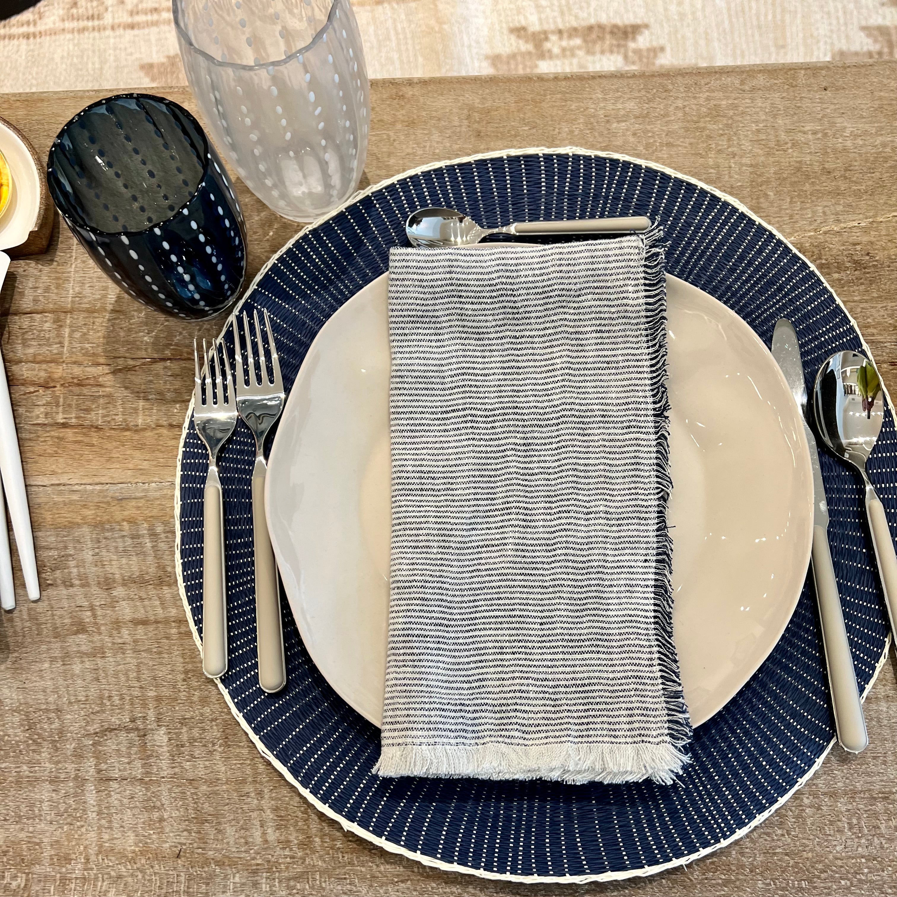 Stripe Fringe Napkins