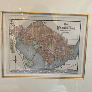 Antique Map of Washington DC