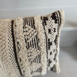 Multi-Textured Moroccan Lumbar Pillows