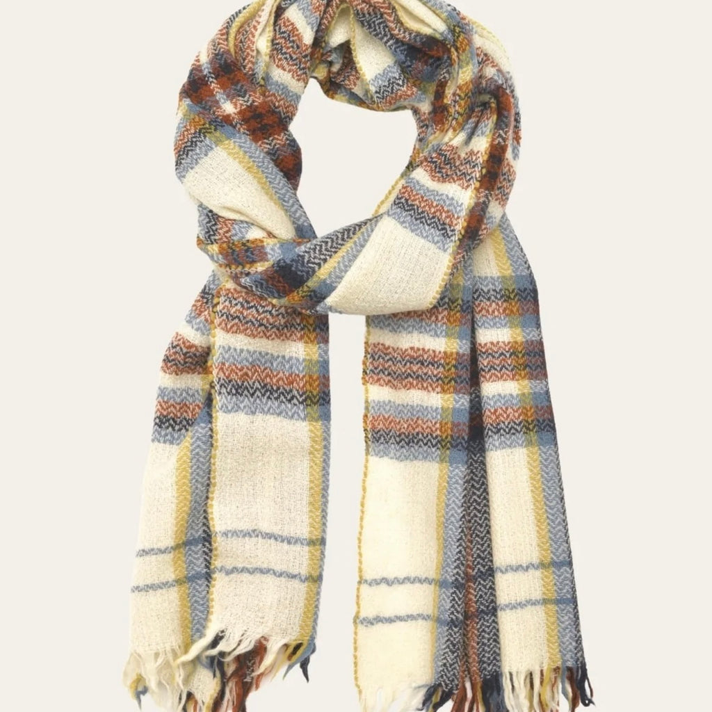Wool Plaid French Scarves