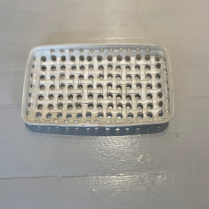 Porcelain Basket Tray