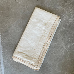 Cotton/Linen Lace Napkins