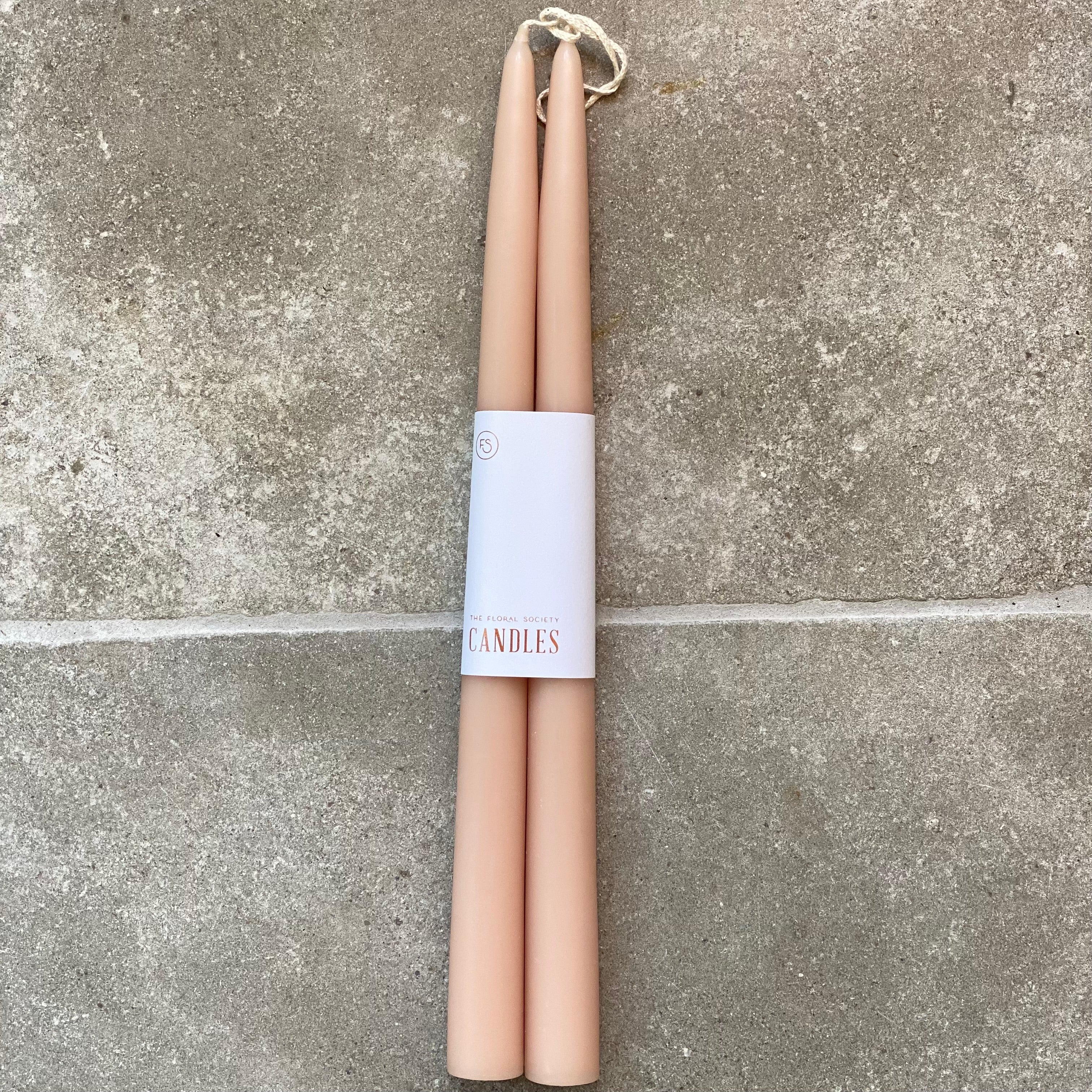 12" Pair of Taper Candles