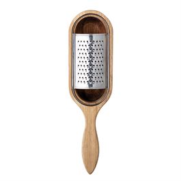 Acacia Wood & Stainless Steel Cheese Grater
